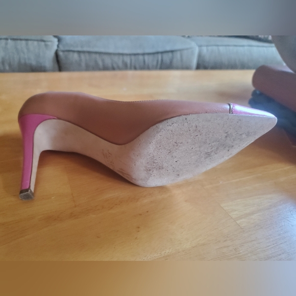 J. Crew | Nude Pink Toe Everly T Strap Heels - Size: 8 - Picture 14 of 16